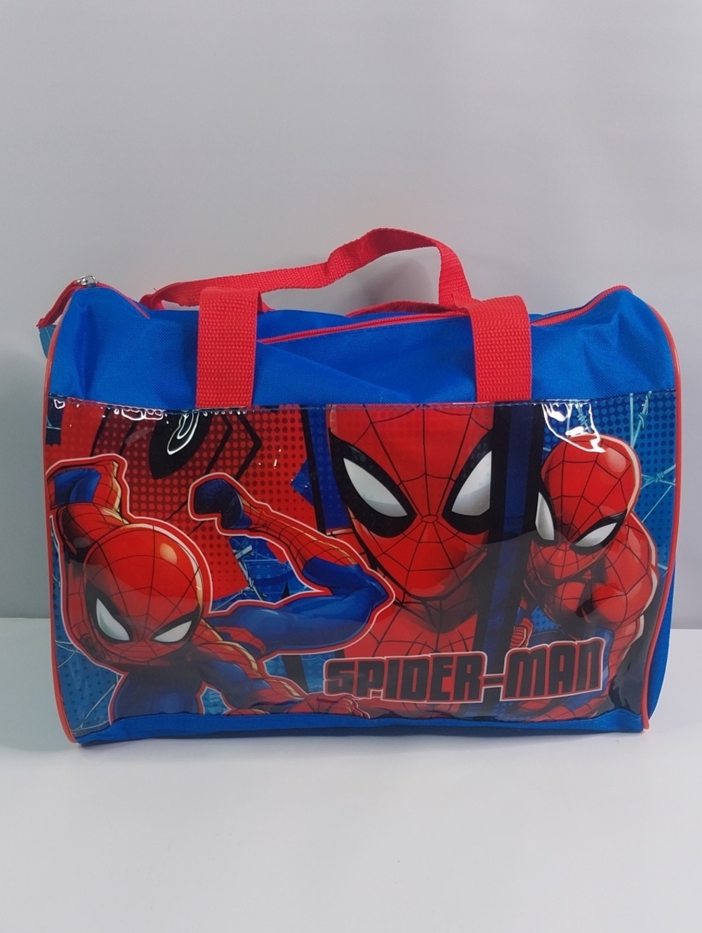 Marvel Spider-Man Blue and Red Kids Duffle Bag